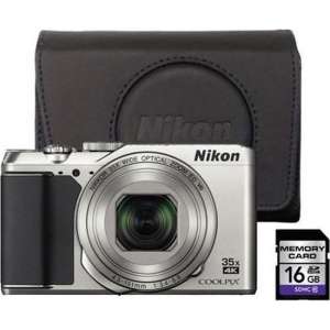 Nikon Coolpix A900 - Zilver starterkit