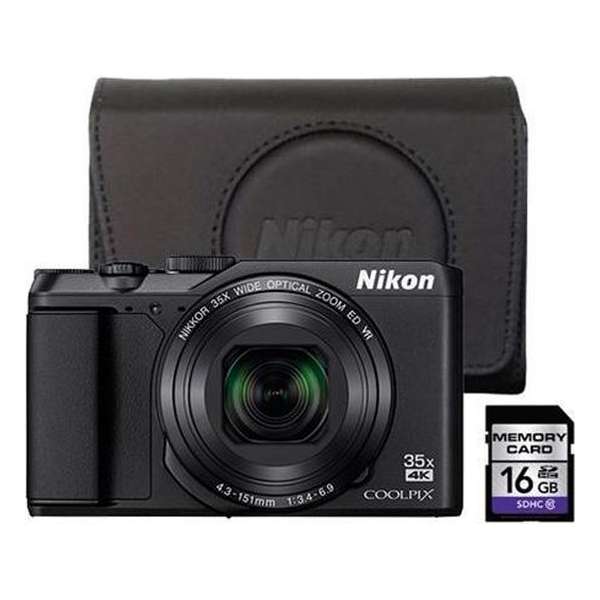 Nikon Coolpix A900 - Zwart starterkit