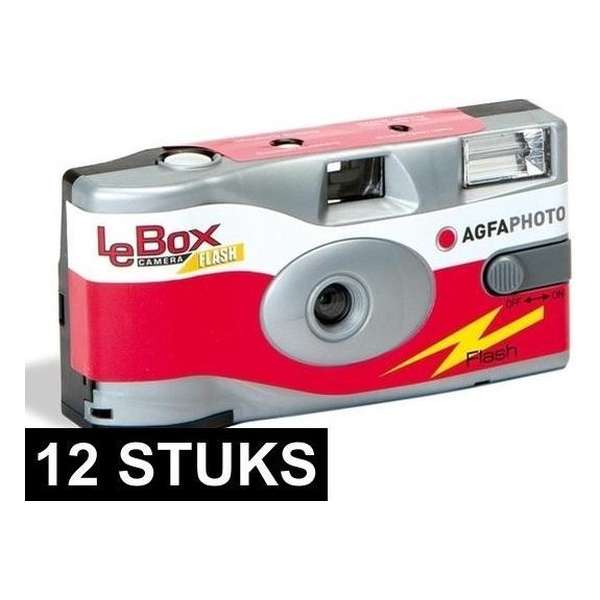 12x wegwerp cameras met flitser