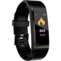 WiseGoods - Premium Digitale Stappenteller Horloge - Activity Tracker - Smart Watch - Calorieteller - Fitnesstracker - Zwart