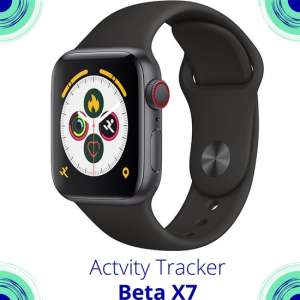 Stappenteller | Smartwatch |Activity Tracker | Waterdicht | Beta X7 Zwart
