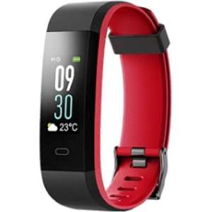 West Watch - Model Wave - Activity Tracker - Tieners/Kinderen - Zwart/rood