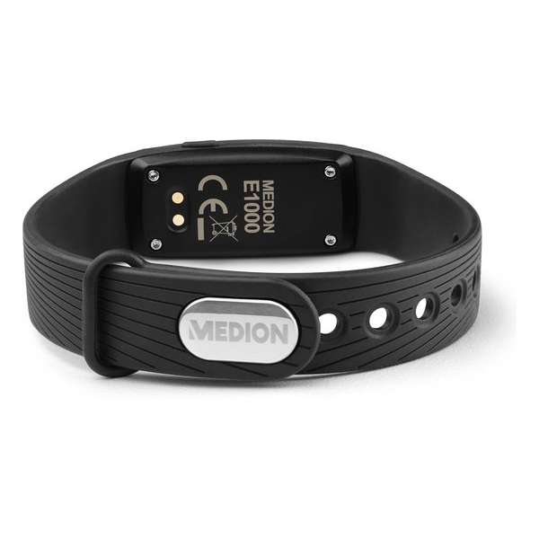 MEDION Life E1000 Wristband activity tracker 0.49'' OLED Zwart