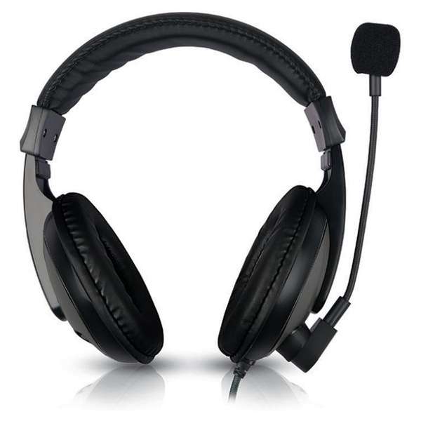 QY Stereo headset, Koptelefoon met microfoon voor PC, Laptop, Gaming, Skype, PS4