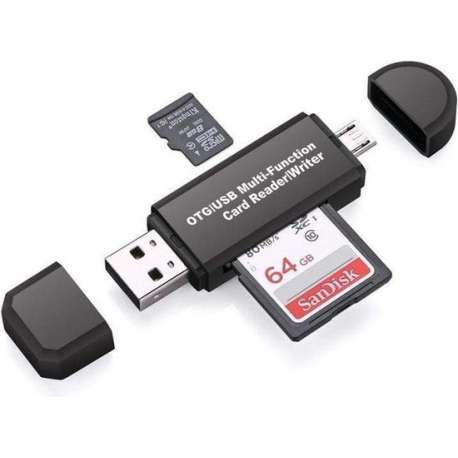 USB multifuntionele kaart lezer - Micro SD , SD , 4 in 1 USB