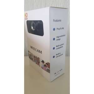 Webcam voor PC - met Microfoon -Webcam - met USB - Full HD 1080P - Camera - Thuiswerken - voor Windows en Mac