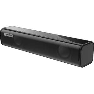 HXSJ Q2 Soundbar PC Speaker - USB - voor desktop computers / notebooks / smart-tvs / projector apparatuur - Zwart