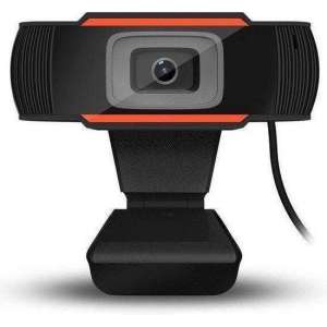 Webcam 1080p - USB Webcam met Microfoon - Webcam voor PC of Laptop - Draaibaar - Zwart - Geen software nodig