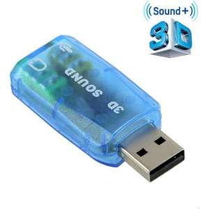 Externe USB Geluidskaart Adapter 51 CH - Sound Card / Audio Kaart Dongle - PC & Mac