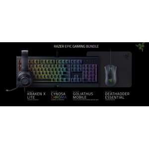 Razer Epic Holiday Gaming Bundel - Toetsenbord+Headset+Muis(Mat) - Qwerty