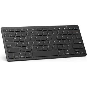 Draadloos Toetsenbord - Wireless Keyboard - Bluetooth - Zwart