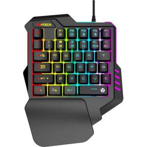 Enkele hand - Gaming toetsenbord - 35 Toetsen - RGB Verlichting - Gaming keypad - Ergonomisch - PC
