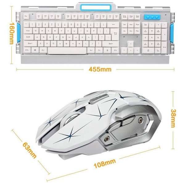 HK50 Toetsenbord Qwerty – Game Keyboard  voor PC / Gaming Computer, Laptop