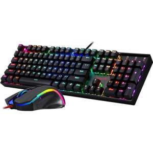 Redragon K551-BA RGB Gaming Set Muis & Toetsenbord | Gaming keyboard & Muis box RGB verlichting