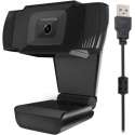 Webcam 12.0 megapixel  - 480PHD camera voor pc en laptop met microfoon -  USB 2.0 'plug & play'