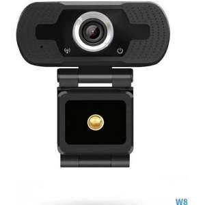 Webcam Full HD - 1080P - Webcamera - Vergaderen - Werk & Thuis - USB - Microfoon met Noice Cancelling - Windows & Apple/Mac