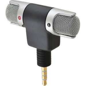 Mini Microfoon Stereo 3.5 mm Aux - Jack - Telefoon - Tablet - Camera - Laptop - Carkit
