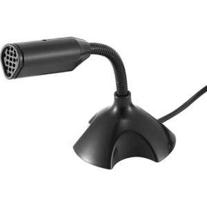 USB microfoon | Tafelmicrofoon | Capacitief | Buigbaar| Zwart