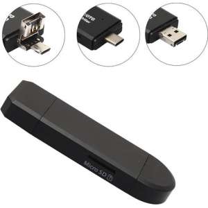 USB multifuntionele kaart lezer Micro SD , SD , 4 in 1 en type C