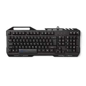 Nedis Gaming-toetsenbord - RGB-verlichting - USB 2.0 - US International - Metalen design