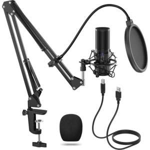 Tonor Q9 Microphone Stand + USB Condenser Microphone