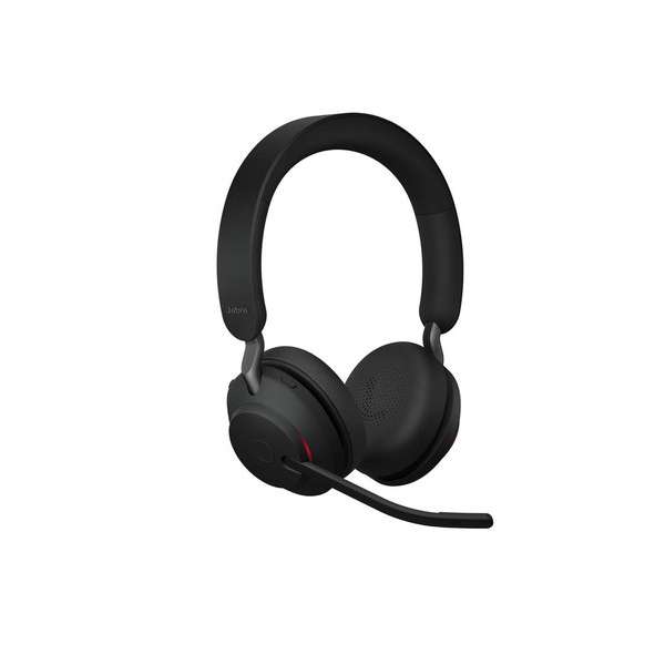 Jabra Evolve2 65 UC Stereo - Bluetooth Headset - op oor - draadloos - USB - noise isolating - zwart