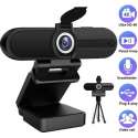 4K Webcam voor PC met webcam cover - Webcam met Microfoon - Webcams - Windows / IOS / Mac