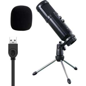 Shockley© Studio Microfoon Tripod met USB Aansluiting - USB Microfoon - Microfoon voor PC