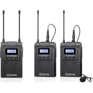 Boya UHF wireless micophone kit 2TX+1RX
