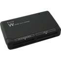 Ewent EW1050 geheugenkaartlezer Zwart USB 2.0