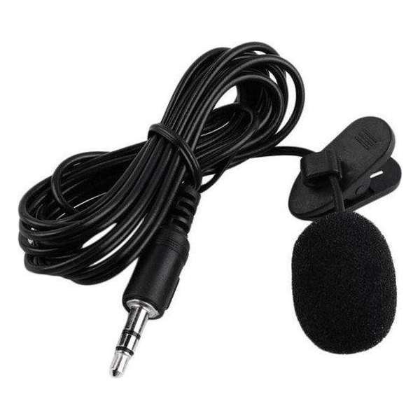 Clip-on microfoon, 3.5 mm, zwart