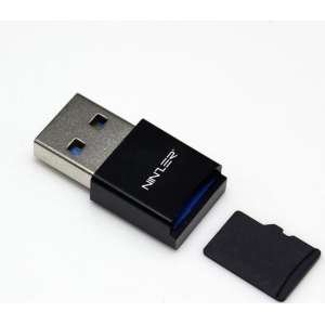 Ninzer® Micro SD naar Mini USB stick Kaartlezer / Card Reader
