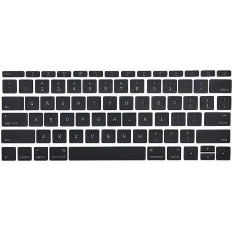 MMOBIEL Toetsenbord Knopjes Toetsen voor MacBook Pro Retina A1706 / A1707 / A1708 - ZWART - Keycaps US