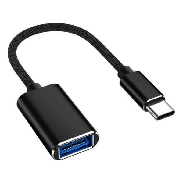 USB-C naar USB-A adapter OTG Converter USB 3.0 | USB C to USB A HUB | Verloop - Zwart