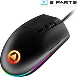 BParts - RGB Gaming mouse - Game muis - Gaming muis - Zwart