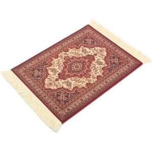 Muismat Perzisch tapijt rood