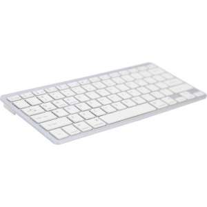 Draadloos Toetsenbord - Oplaadbaar  Bluetooth Keyboard - Wit