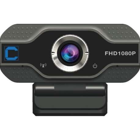 Cresta C Smart CPW310 HD 1080P USB Webcam - Ingebouwde microfoon - Zwart