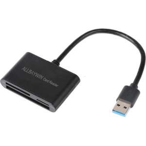 WiseGoods - Premium USB Kaartlezer 3.0 Voor SD / Micro SD / CF Kaart - Supersnel - Multifunctioneel Kaartlezer