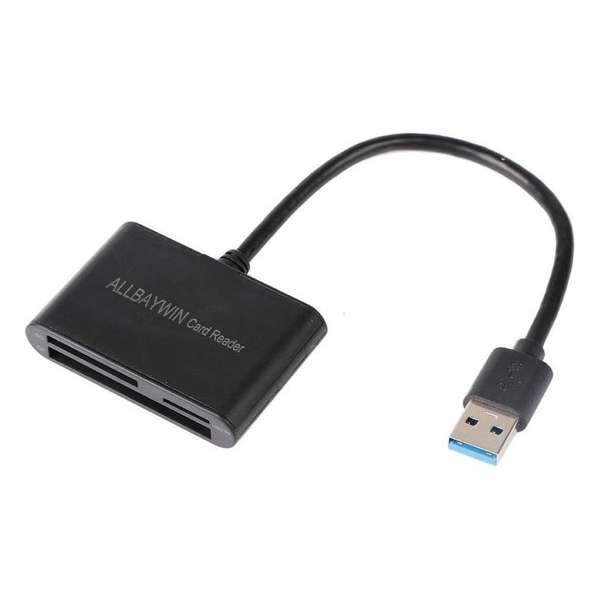 WiseGoods - Premium USB Kaartlezer 3.0 Voor SD / Micro SD / CF Kaart - Supersnel - Multifunctioneel Kaartlezer
