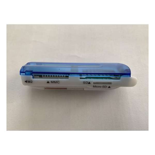 Universele USB multifuntionele kaart lezer - 4 in 1 - Micro SD, SD, RS-MMC