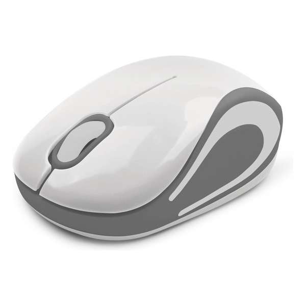 Maxxter draadloze optische mini-muis | Wireless Optical Mouse | 1200 DPI | Muis | Wit