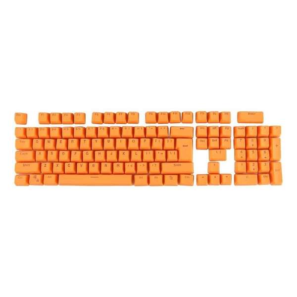 104 toetsen Double Shot PBT Backlit toetsdoppen uit voor mechanische toetsenbord(Oranje)