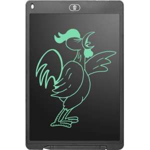 Elektronische LCD tekentablet / digitale memoblok 12 inch - Zwart