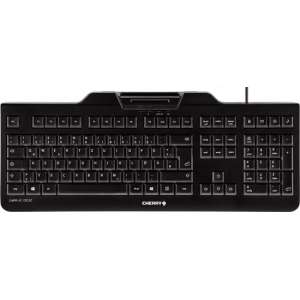 CHERRY KC 1000 SC toetsenbord USB QWERTY Amerikaans Engels Zwart