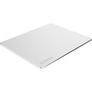 Orico Ultradunne XXL aluminium muismat - 2mm dik - 30x25 cm - zilver