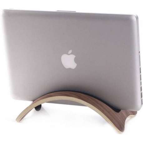 Houten houder Apple MacBook Air/Pro/Pro Retina - Walnoot donker
