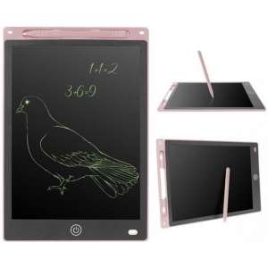 Tekentablet voor kinderen, schrijfbord met LCD scherm,Grafisch, ROZE, 10 Inch