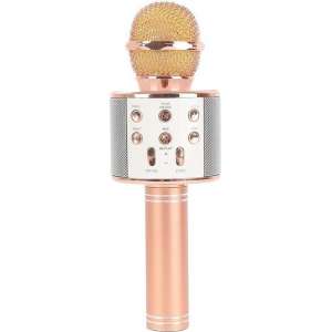 Bluetooth Karaoke Microfoon - Draadloos met HiFi Speaker Box - Set voor Android/iPhone/Apple - Rose