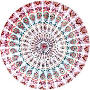 Moodadventures | Muismatten| Muismat Mandala Paars | Rond | 20 x 20 cm.